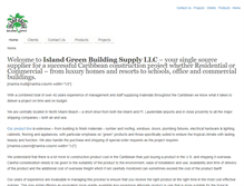 Tablet Screenshot of islandgreenbuildingsupply.com